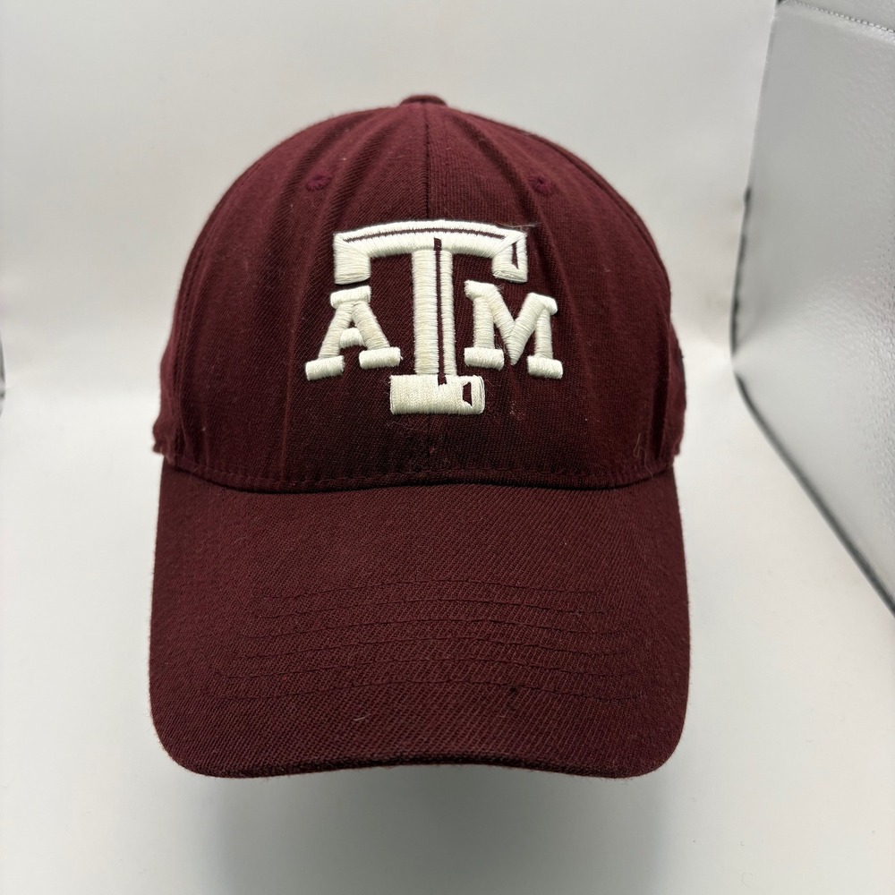 Top of the World Texas A&M Aggies‎ Hat Maroon One Fit ATM Logo Baseball Cap Mens